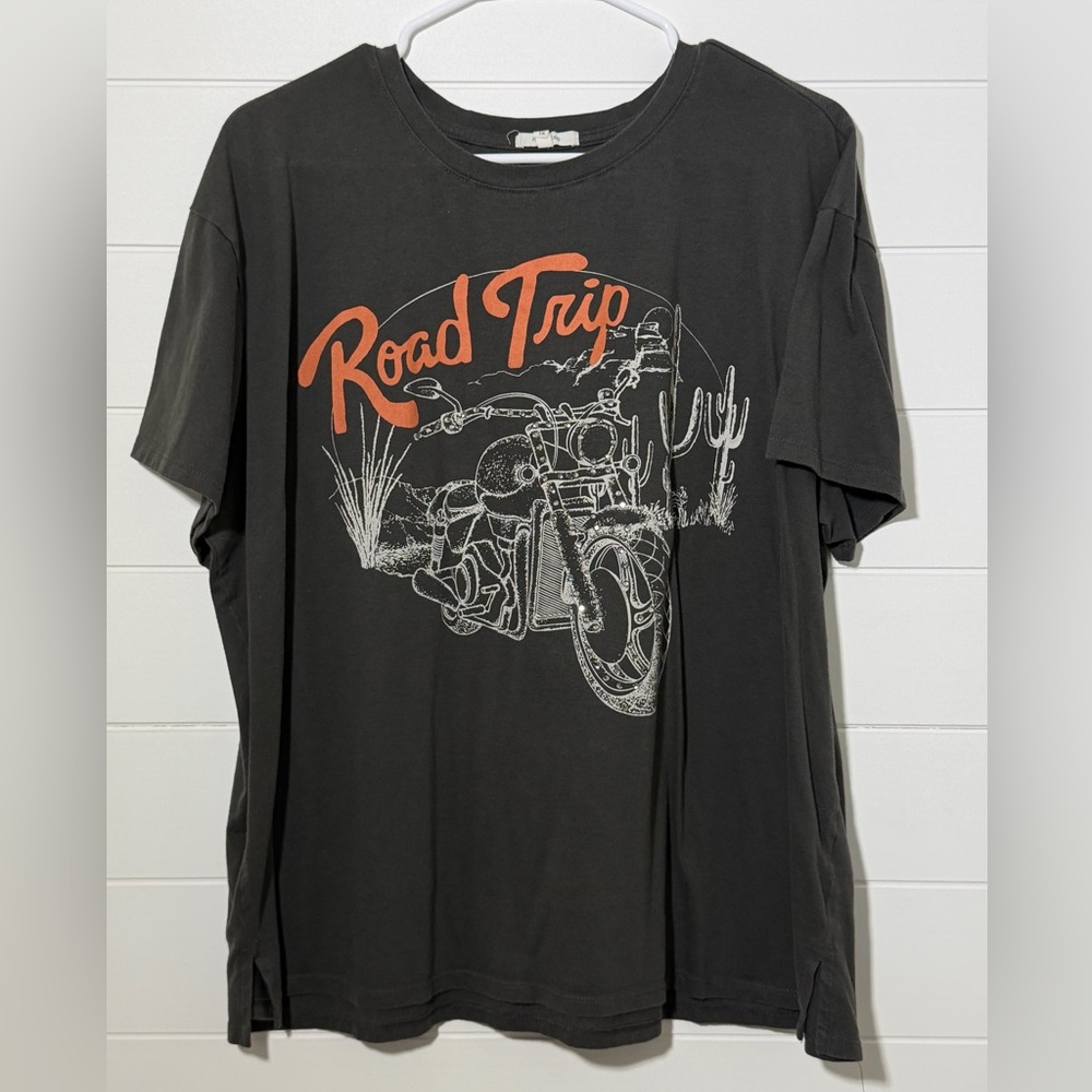 Maurices Road Trip Graphic Tee - Black and Orange